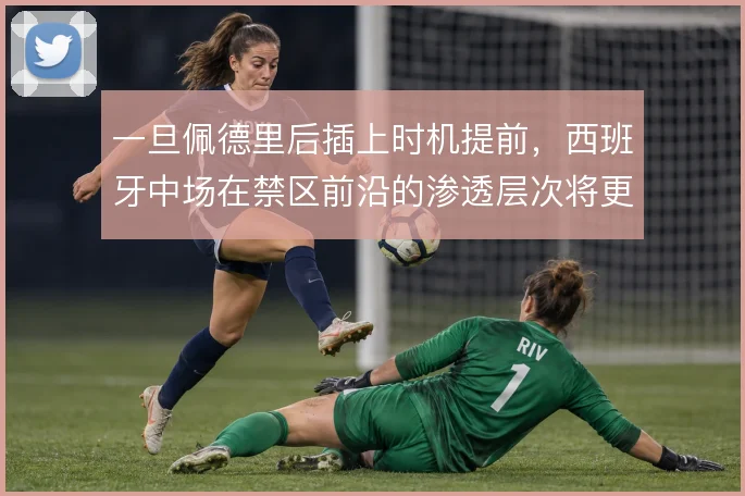一旦佩德里后插上时机提前，西班牙中场在禁区前沿的渗透层次将更加丰富